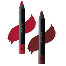 ME-ON Photoface Set Of 2 Non Transfer Lip Crayon Lipstick - 3.6g Each - Shade 07-Shade 24-4