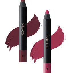 ME-ON 2-Pcs Photoface Long-Lasting Lip Crayon - Shade 11 & 18-18