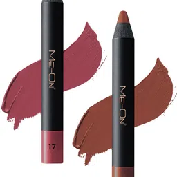 ME-ON Photoface Set Of 2 Non Transfer Lip Crayon Lipstick - 3.6g Each - Shade 17-Shade 23-46