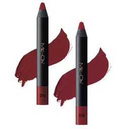 ME-ON 2-Pcs Photoface Long-Lasting Lip Crayon - Shade 05 & 09-22