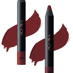 ME-ON Set of 2 Photoface Long Lasting Matte Finish Lip Crayon - Shade 05 & 24-47