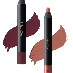 ME-ON Photoface Set Of 2 Non Transfer Lip Crayon Lipstick - 3.6g Each - Shade 13-Shade 11-13