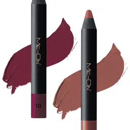 ME-ON 2-Pcs Photoface Long-Lasting Lip Crayon - Shade 10 & 21-17