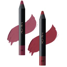 ME-ON Photoface Set Of 2 Non Transfer Lip Crayon Lipstick 3.6g Each - Shades 14 & 20-49