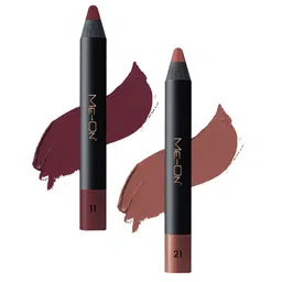 ME-ON 2-Pcs Photoface Long-Lasting Lip Crayon - Shade 11 & 21-16