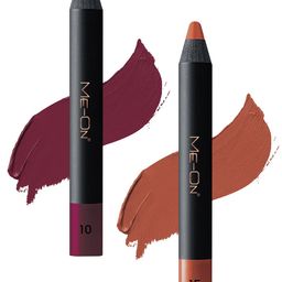 ME-ON Set of 2 Photoface Long Lasting Matte Finish Lip Crayon - Shade 10 & 15-93