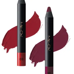 ME-ON 2-Pcs Photoface Long-Lasting Lip Crayon - Shade 03 & 11-51