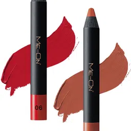 ME-ON Set of 2 Photoface Long Lasting Matte Finish Lip Crayon - Shade 06 & 15-36