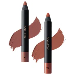 ME-ON Photoface Set Of 2 Non Transfer Lip Crayon Lipstick - 3.6g Each - Shade 21-Shade 22-3
