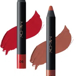 ME-ON Set of 2 Photoface Long Lasting Matte Finish Lip Crayon - Shade 06 & 22-42