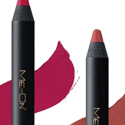 ME-ON Set of 2 Photoface Long Lasting Matte Finish Lip Crayon - Shade 08 & 16 image 2