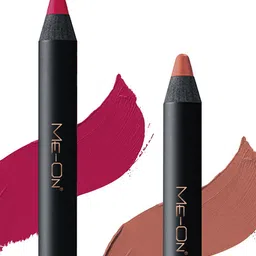 ME-ON Photoface Set Of 2 Non Transfer Lip Crayon Lipstick - 3.6g Each - Shade 13-Shade 08 image 2