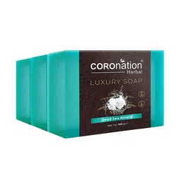 COROnation Herbal Set of 3 Dead Sea Mineral Luxury Soaps - 100g each-5