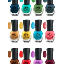 Looks United Set Of 12 Trendy Glossy Finish Nail Polish - 6ml Each-image-8