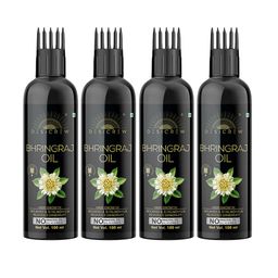 Desi Crew Set Of 4 Hair Growth Bhringraj Oil- 100 ml Each-2