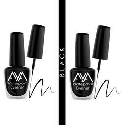 AYA Set Of 2 Black 24 Hrs Long Lasting Waterproof Eyeliner - 5 ml each-2