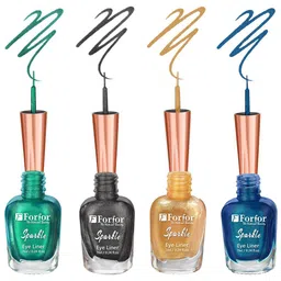 FORFOR Set of 4 Sparkle Water-Proof Sensational Liquid Glitter Eyeliners - 7 ml each-23