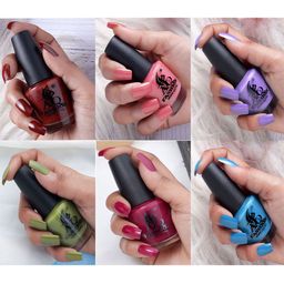 AQ FASHION Set Of 6 Power Lasting Nail Polish - 15 ml Each-14
