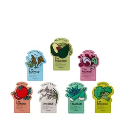 TONYMOLY I'm Real Super Food Set of 7 Face Sheet Masks - 21 g Each image 1