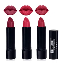 krayons Set Of 3 Cute Pop Waterproof & Moisturizing Matte Lipstick - 3.5 g Each-13