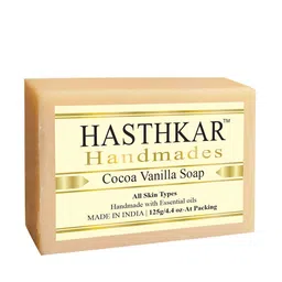 Hasthkar Set of 3 Handmades Glycerine Cocoa vanila Soap 125gm Each image 5