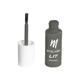 MyGlamm Set Of 2 LIT Long-Lasting Flawless Texture Nail Enamel 7ml Each - Grounded image 3