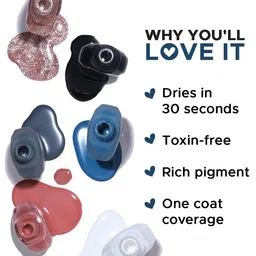 Pure Sense Set of 6 Nail Polish Crush Basics - 10 ml each image 3