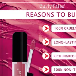 CurlyTales Set of 4 Weightless Matte Liquid Lipsticks - 4 ml each image 3