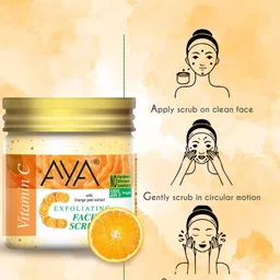 AYA Set Of 2 Apricot & Vitamin C Exfoliating Face Scrubs - 100 ml Each image 4