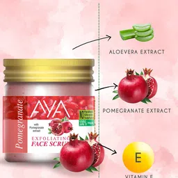 AYA Set of De Tan & Pomegranate Exfoliating Face Scrubs - 100 ml Each image 5