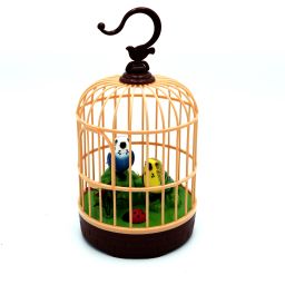 Birdcage Toys, Chirping & Wings Fluttering Parrot-13