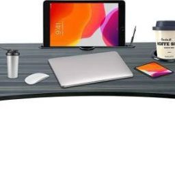 grey black laptop table Wood Portable Laptop Table-image-35
