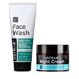 Ustraa Set of 2 Cleansing Face Wash & Night Cream-36