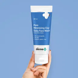 The Derma co. Pore Minimizing Clay Daily Face Wash with 1% Niacinamide & 2% PHA 100ml-10