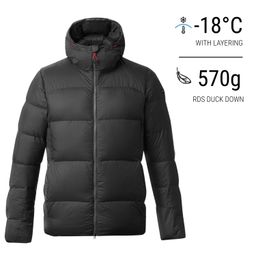 Men Trekking Down Jacket - MT900 -18°C Black-image-62