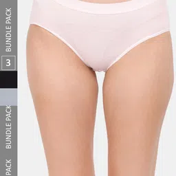 Amour Secret Women Pack Of 3 Mid-Rise Anti-Bacterial Hipster Briefs-picture-33