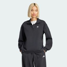 adidas originals Essentials Ripstop 1/2 Zip Track Top image 1