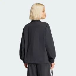 adidas originals Essentials Ripstop 1/2 Zip Track Top image 2