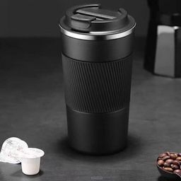 YELONA Black Insulated Stainless Steel Coffee Tumbler 510 ml-46