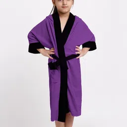 Creeva Kid Girls Hooded Bathrobe-image-71