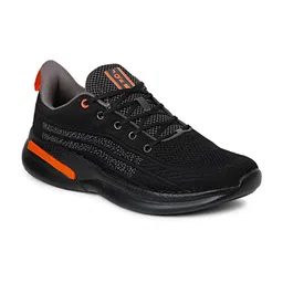 JQR Men SHOOTER 2 Black Mesh Running Shoes image 1