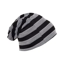 VIMAL JONNEY Unisex Black & Grey Printed Beanie-57