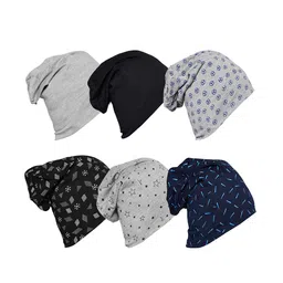 VIMAL JONNEY Unisex 6 Printed Beanies-38