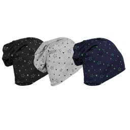 VIMAL JONNEY Unisex 3 Printed Beanies-56