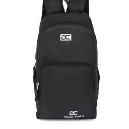Dezire Crafts Unisex Black Solid Backpack-image-32