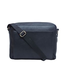 tohl Men Black Textured Messenger Bag-45
