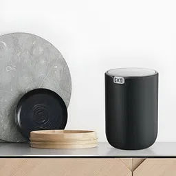 OBSESSIONS Black Plastic Fingerprint Resistant Dustbins-28