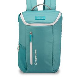 uppercase Unisex Teal & White Backpack-22
