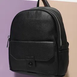 HAUTE SAUCE by Campus Sutra Textured Backpack-5
