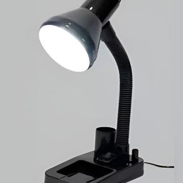 SPARK WORLD Black Metal Contemporary Bell Shaped Table Lamp-40